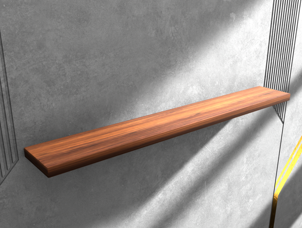 رف جدار سمك 36ملم