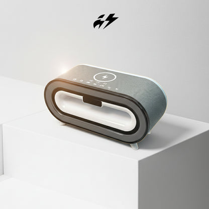 RGB سماعة بلوتوث مع شاحن لاسلكي وإضاءة