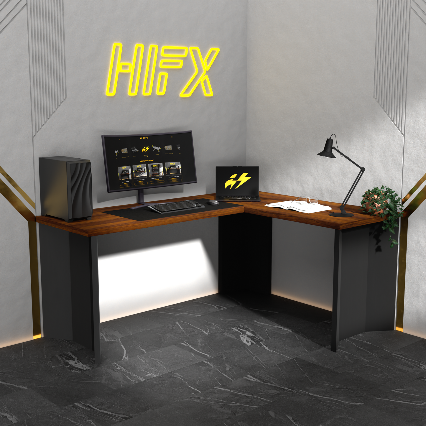 Anzu Desk corner –  طاولة أنزو زاوية